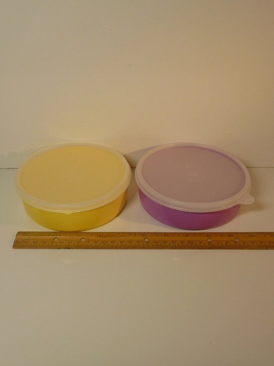 Tupperware Other - NOS Vintage Tupperware 1551 Microwave Reheatable Wonder Bowls - Set 2